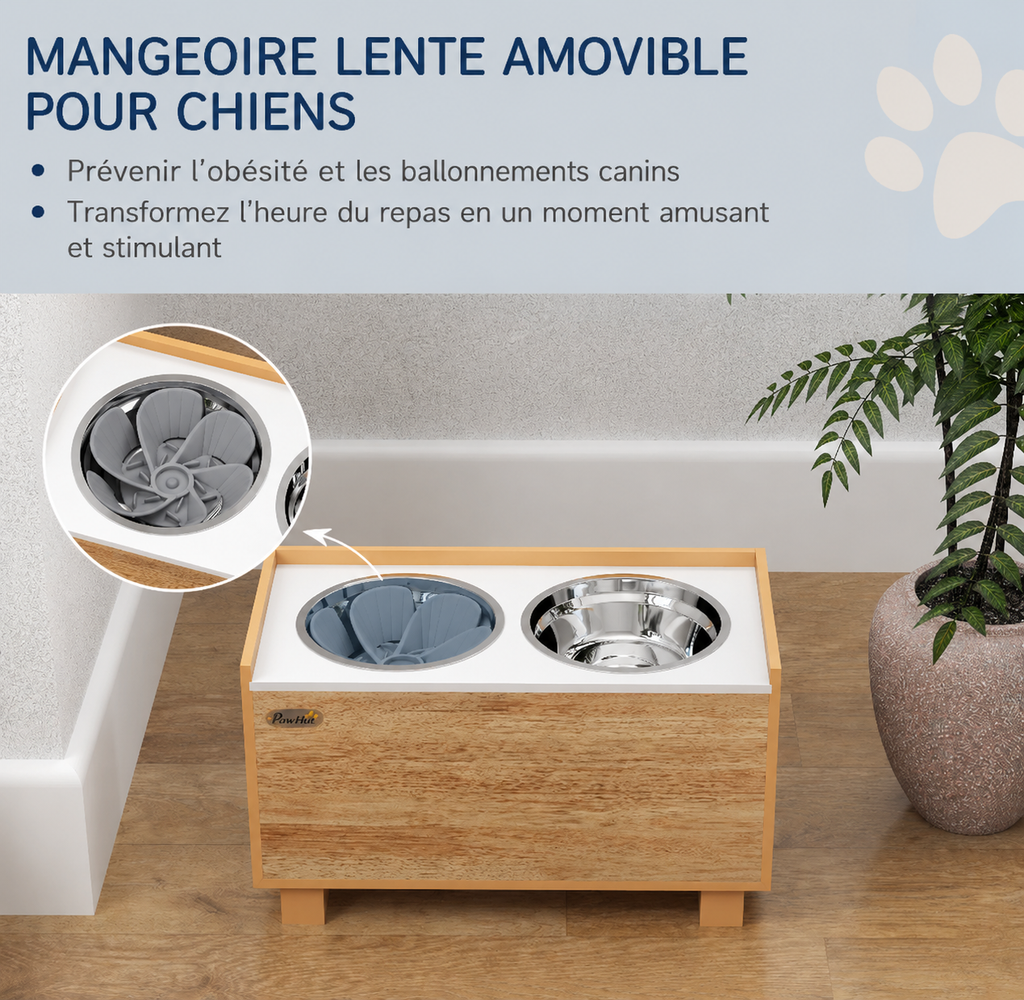Gamelle surélevée