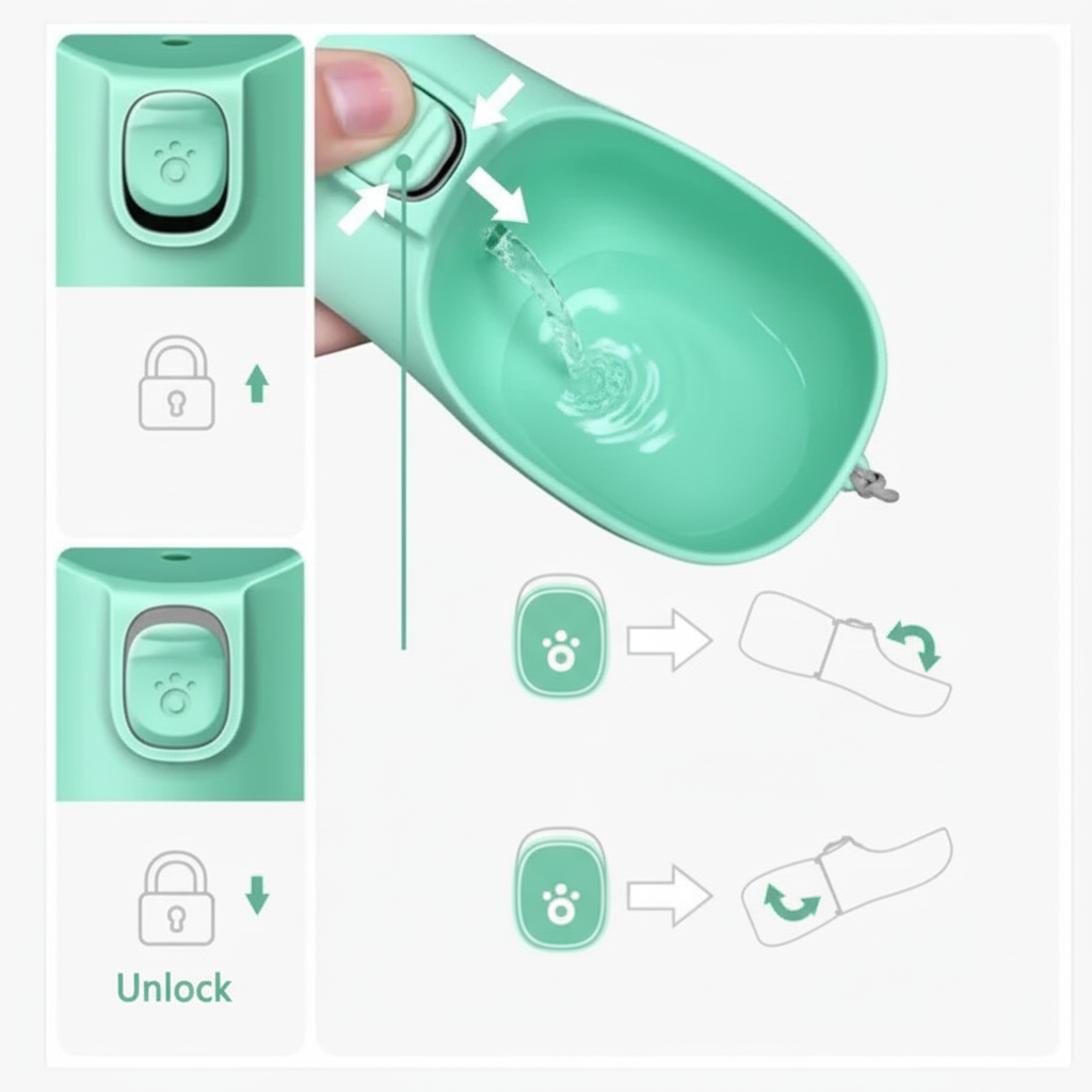 Instructions visuelles bouton sans texte